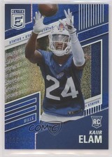 2022 Panini Donruss Elite Rookies Status Sparkle /275 Kaiir Elam #187 pi4