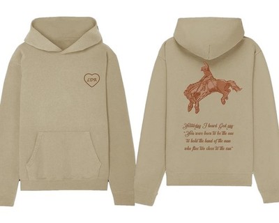Hot!!1 Lana Del Rey Stagecoach Tour 2025 Merch Riding Horse Rodeo Sand Hoodie