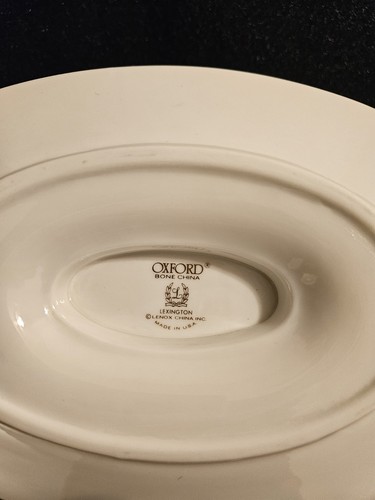 NWOT Lenox China Inc. Oxford Bone China "Lexington" Gravy Boat Made In USA - Picture 5 of 5