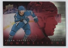 2025-26 Upper Deck Series 1 Compositions Red /199 Tyler Toffoli #CMP-23 18wg