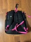 Adidas Girl's  Size 2 1/2 US Black  & Pink Soccer Cleats  w/ Pads And Backpack — photo 7