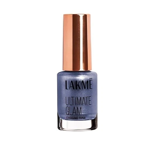 Lakme Chrome Nail Paint, Blue 6ml