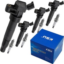 Coil pack & Spark Plug compatible with Hyundai Sonata 2.4L L4 2008 2009 2010