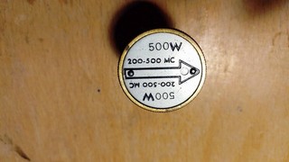 Uso Slug para Bird Wattmeter 43 200 500 MHz 500W