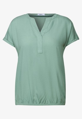 CECIL  Kurzarm-Bluse    matcha green  salbeigrün    Gr. XL  (44-46)    NEU
