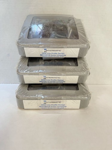 Lot Of 3 Intermatic WP6200G Wp Low Profile Sd Dg Gray Double-Gang Y775K - Picture 7 of 15