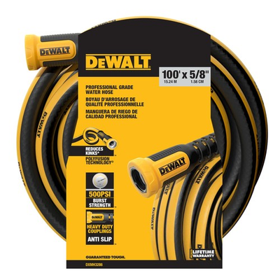 #ad DEWALT Professional Grade Heavy Duty Garden Hose 100 Feet x 5 8 Inch $131.40