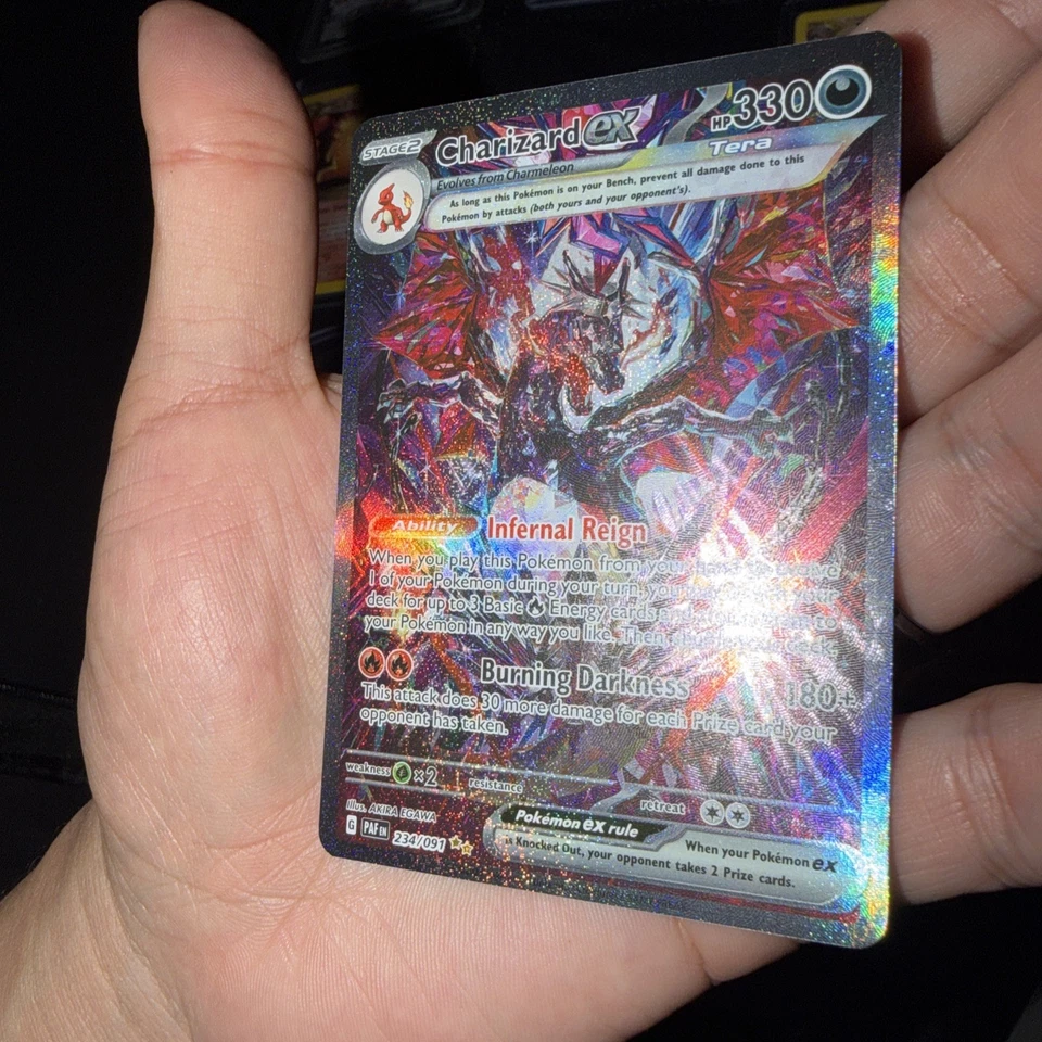 Pokémon TCG Charizard ex Scarlet & Violet: Paldean Fates 234/091 Holo English - Image 2 of 4