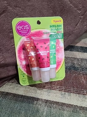 Pack Of 3 eos 24H Moisture Super Balm Minis *Melon Magic* 
