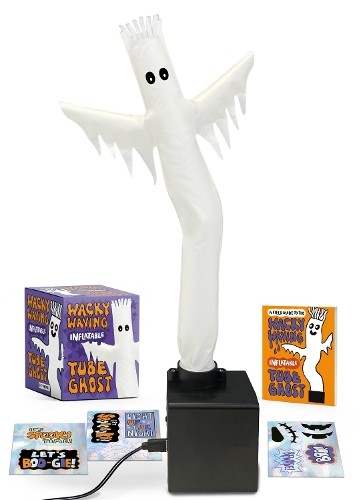 Wacky Waving Inflatable Tube Ghost : Glows in the Dark! - Image 3