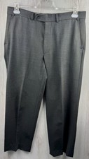  ST MICHAEL Marks & Spencer Charcoal Wool Mix Dress Pants vintage 36W 31L 