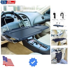 2 in 1 Car Steering Wheel Tray / Back Seat Headrest Tray for Eating Food Drin...