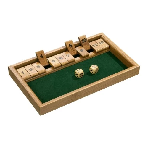 Shut The Box 12er - Bambus - Bild 2 von 2