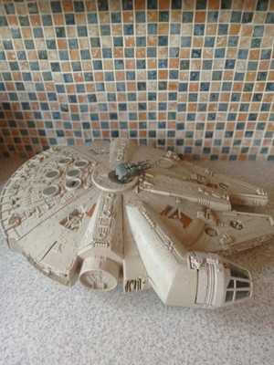 Vintage Star Wars Original Kenner 1980 Millennium Falcon komplett einige Beschädigungen