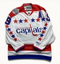 Men’s Reebok Washington Capitals Backstrom #19 2011 Winter Classic Jersey Sz Sm