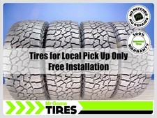 4 Falken Wildpeak At At3w Lt28570r17 Used Tires 10.032 Tread No Patch 2857017