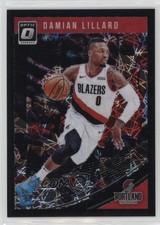 2018-19 Panini Donruss Optic Black Velocity Prizm 14/39 Damian Lillard #1 oh5