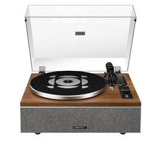 ONE-S Vinyl Record Player Bluetooth Built-In Speakers AT-3600L Walnut Turntable