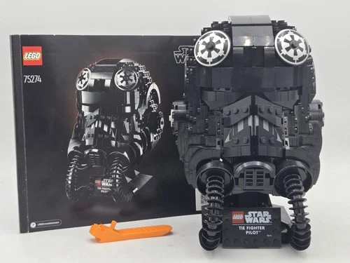 LEGO Star Wars 75274 Tie Fighter Pilot Helmet Retired 100% Complete with Booklet