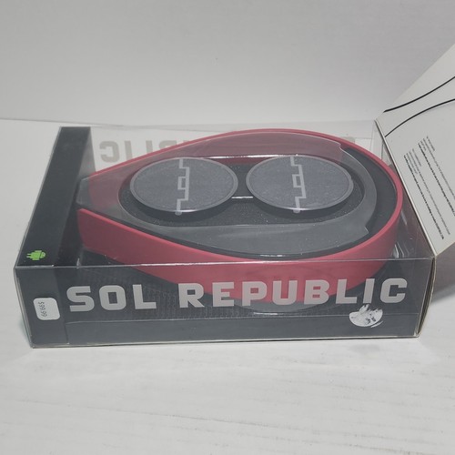 SOL Republic V8 Tracks Headband Headphones (RED) - Zdjęcie 4 z 6