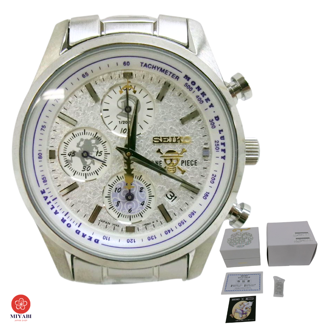 Seiko x ONE PIECE Monkey D. Luffy Gear 5 Watch Limited 5000 7T92