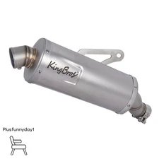 Motorcycle Exhaust Slip-on Tail Muffler Pipe For CF-Moto 450MT Ibex 450 2024-25