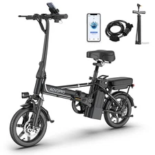 AOVOPRO EB60 14Inch Ebike 500W Folding Electric Bike Bicycle 48V 10.4AH 35KM/H