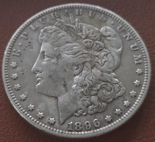 1896 S $1 Morgan Silver Dollar ~ XF Details