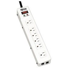 Tripp Lite Protect It Surge Protector w/ 6-Outlets Tel/Modem Protection