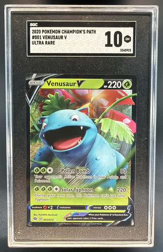 Venusaur V graded SGC 10 for sale on eBay