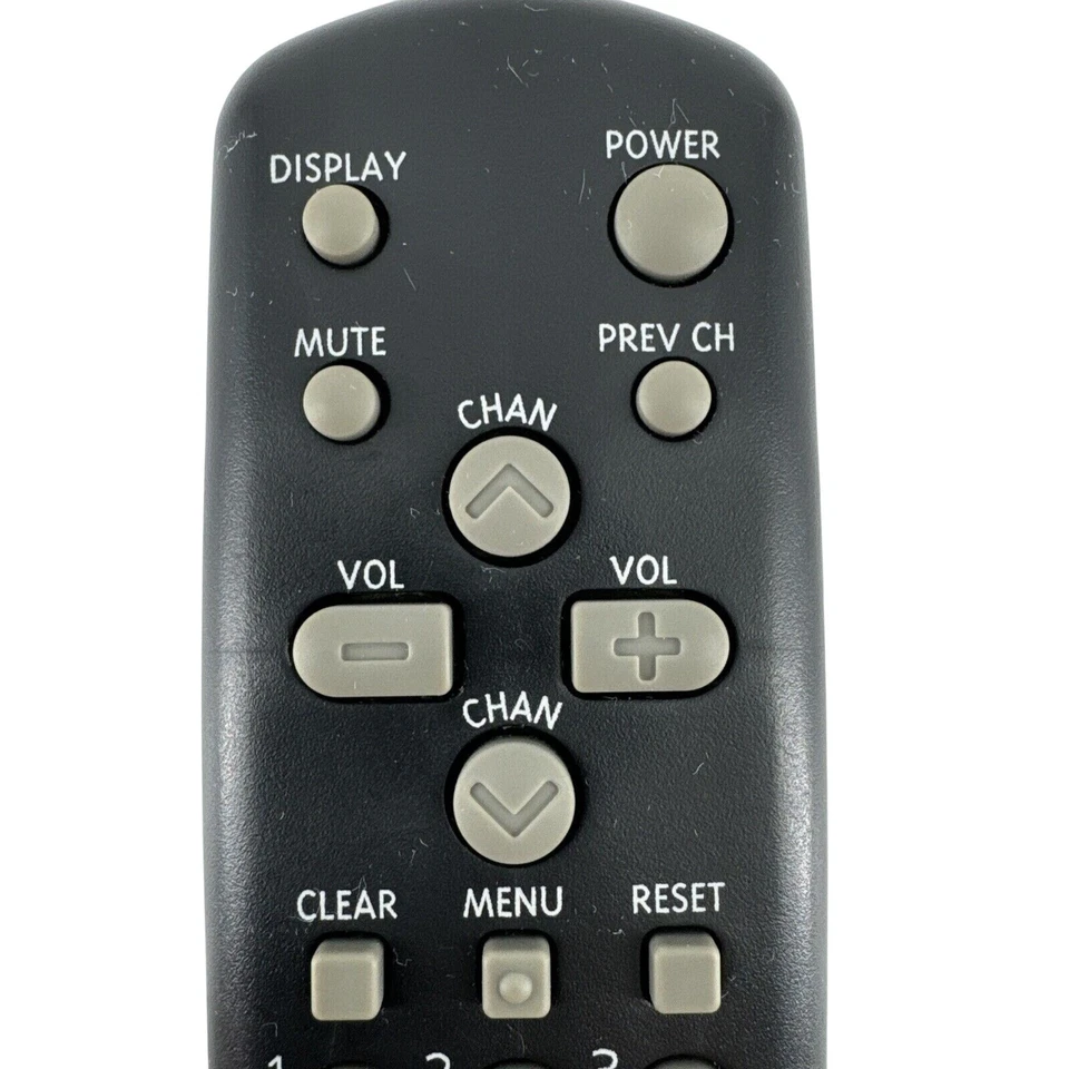 TV Remote Control GE General Electric CRK20A1 Black Grey Tested - Image 2 of 4