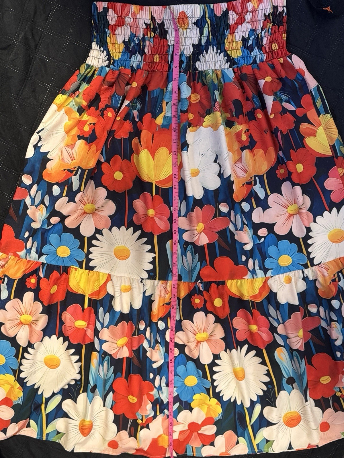 Multiples Patterned Colorful Long Boho Maxi Ruffl… - image 2