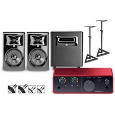 Focusrite Scarlett Solo Gen 4   JBL 3 Monitor...