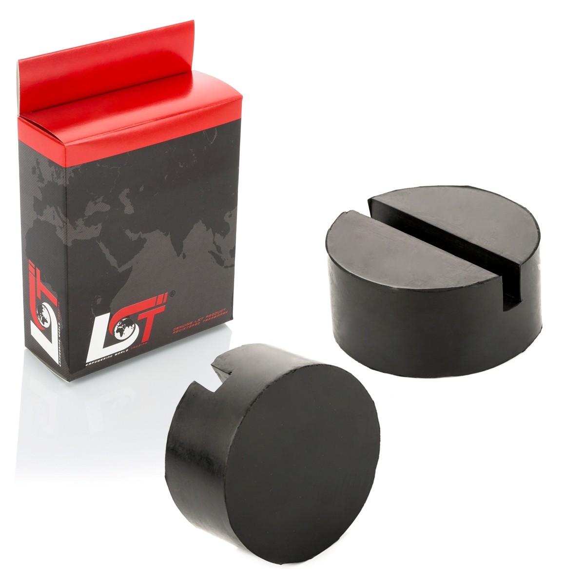 2x Jacking Point Rubber Pad 75x35 mm Round Rubber Block for SKODA
