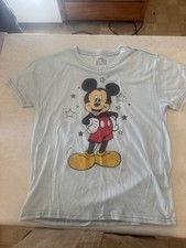 Disney Mickey Mouse Youth Light Blue T-Shirt Size L/G 11-13 