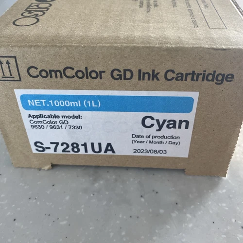 ComColor GD Ink Cartridge S-7281UA Cyan 9630/9631/7330 TONER NEW SEALED