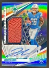 2023 Phoenix Jahmyr Gibbs Rising Rookie Signature Football Relic RC Auto #/199