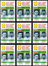 1979 Topps Baseball #418 ATRH ERA DUTCH LEONARD WALTER JOHNSON HOF 18 Count