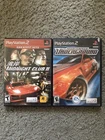 LOT Need for Speed: Underground & Midnight Club II 2 PS2 TESTED FAST SHIPPING
