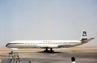Aircraft Slide BOAC Comet G APDD @ Karachi 1962 (A005)