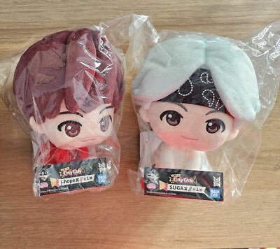 BTS Ichiban Kuji Japan TinyTan Mic Drop Plüschtiere J-Hope & Suga