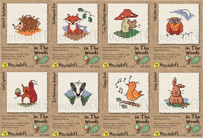 Mouseloft Mini Kreuzstich-Sets - Im Wald - **KAUFEN SIE 3 ODER MEHR -10 % RABATT**