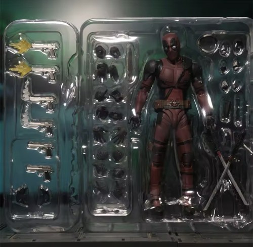 🔝Marvel Deadpool Action Figure 16cm - Foto 9 di 9
