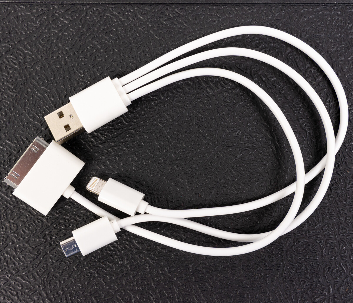 in Charger Cable USB to Pin 30 Pin Micro USB Adapter For iPhone  Android