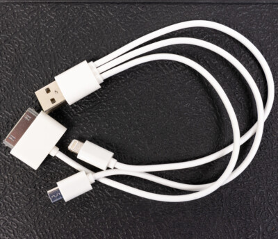 in Charger Cable USB to Pin 30 Pin Micro USB Adapter For