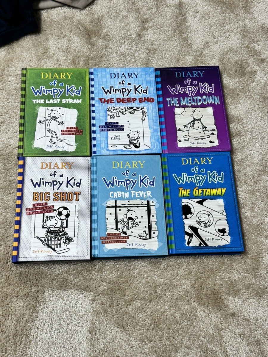 Diary Of A Wimpy Kid Hard Cover Books Variety SET OF SIX. | eBay