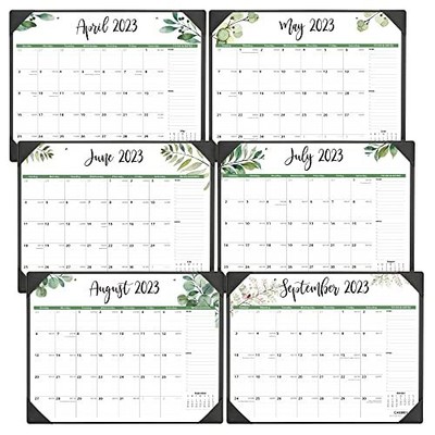 Large Desk Calendar 2023 with Office Desktop Mat, Desk Pad Calendar 22 x 17  | eBay