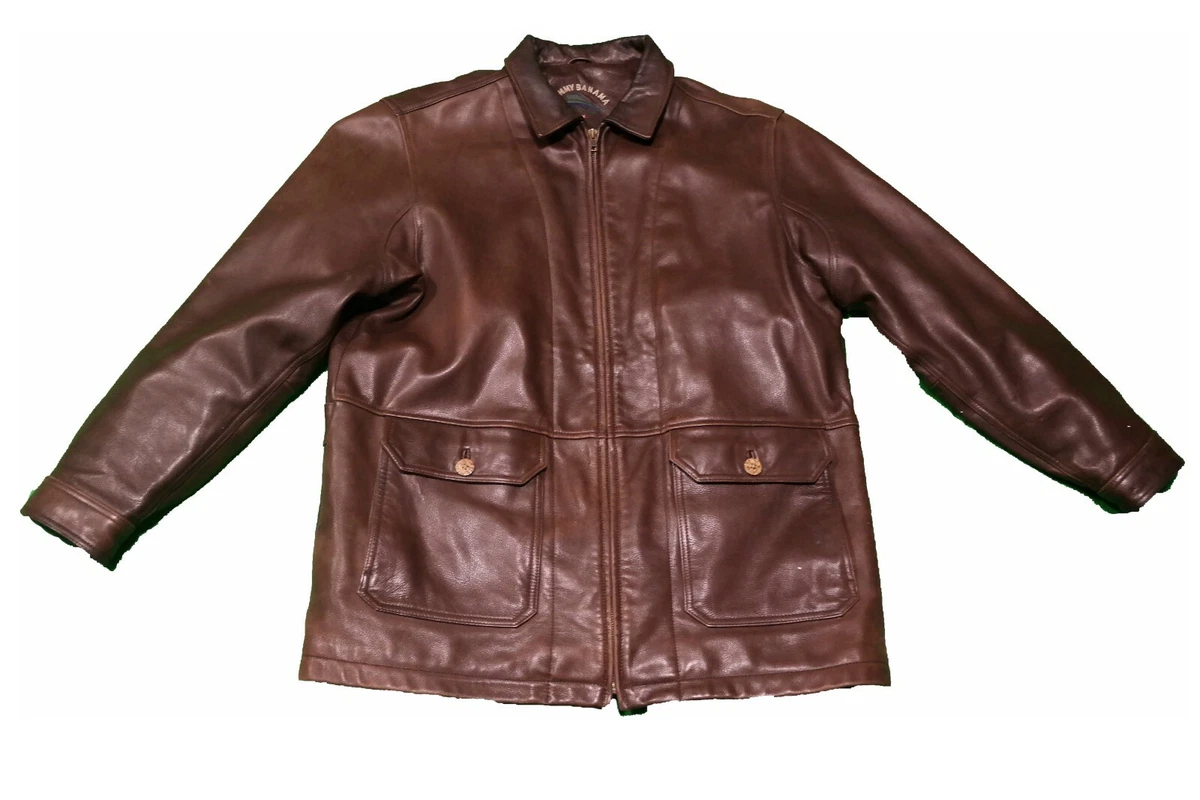 Tommy bahama men's leather jacket sale