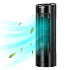 VIVOSUN 13" Portable Oscillating Tower Fan,Bladeless 70° Oscillation 3 Speeds 