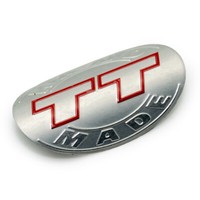 Plakette Emblem LeoVince Aufkleber Auspuffanlage Hand Made TT HitzebestäNdig